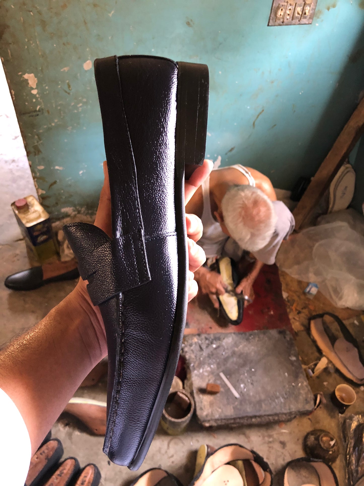 Navy Blue Penny Loafer