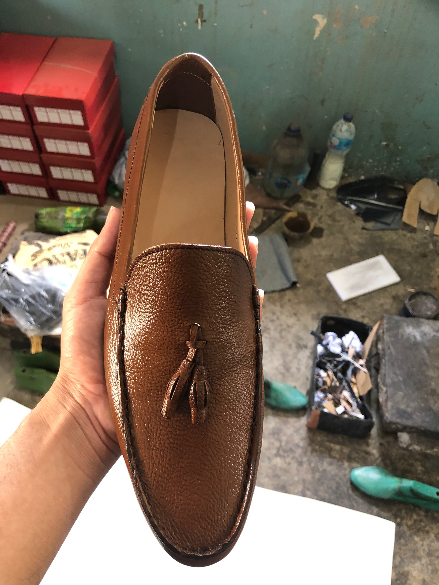 Brown Tassel Loafer