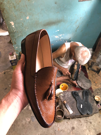 Brown Tassel Loafer